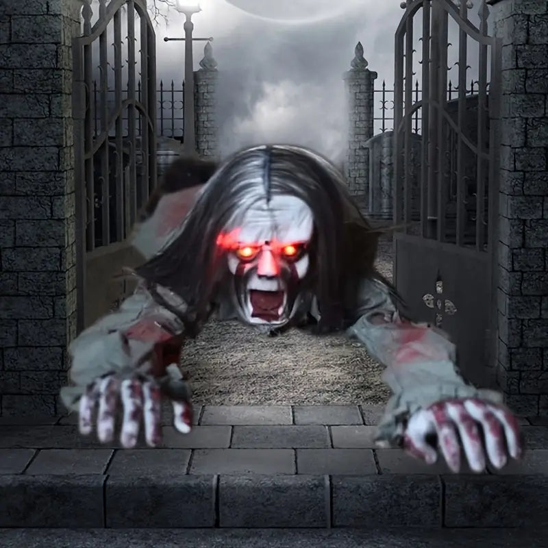 1pc Crawling Ghost - Sound-Controlled Electric Prop with Hair