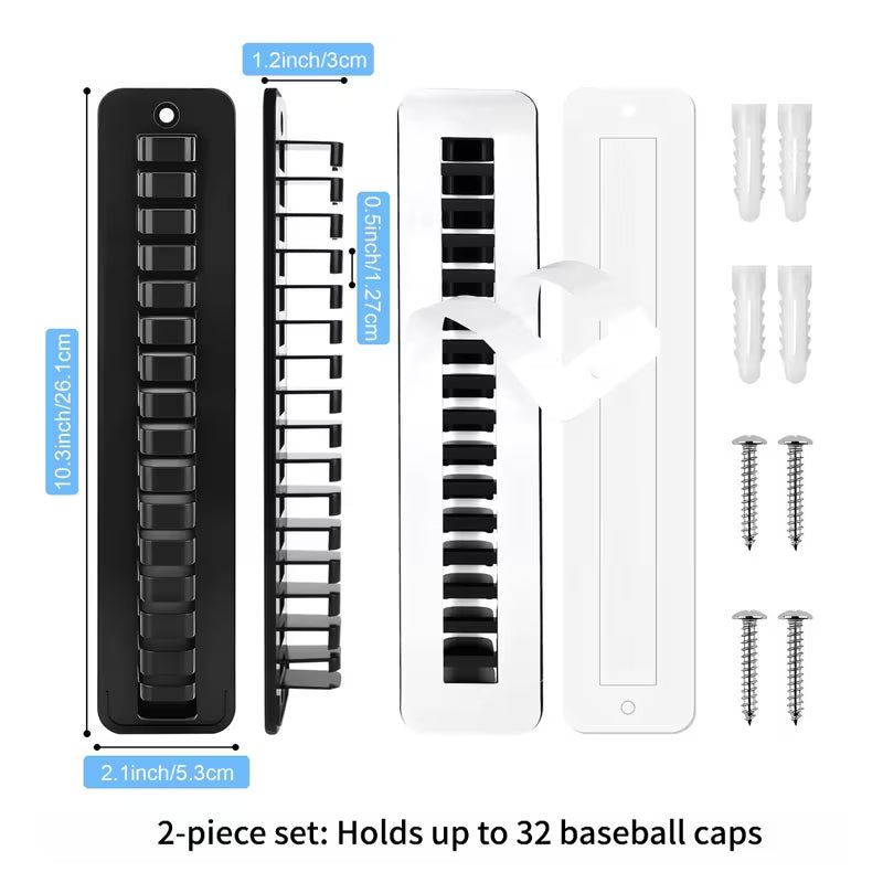 Wall-Mounted Hat Storage Rack