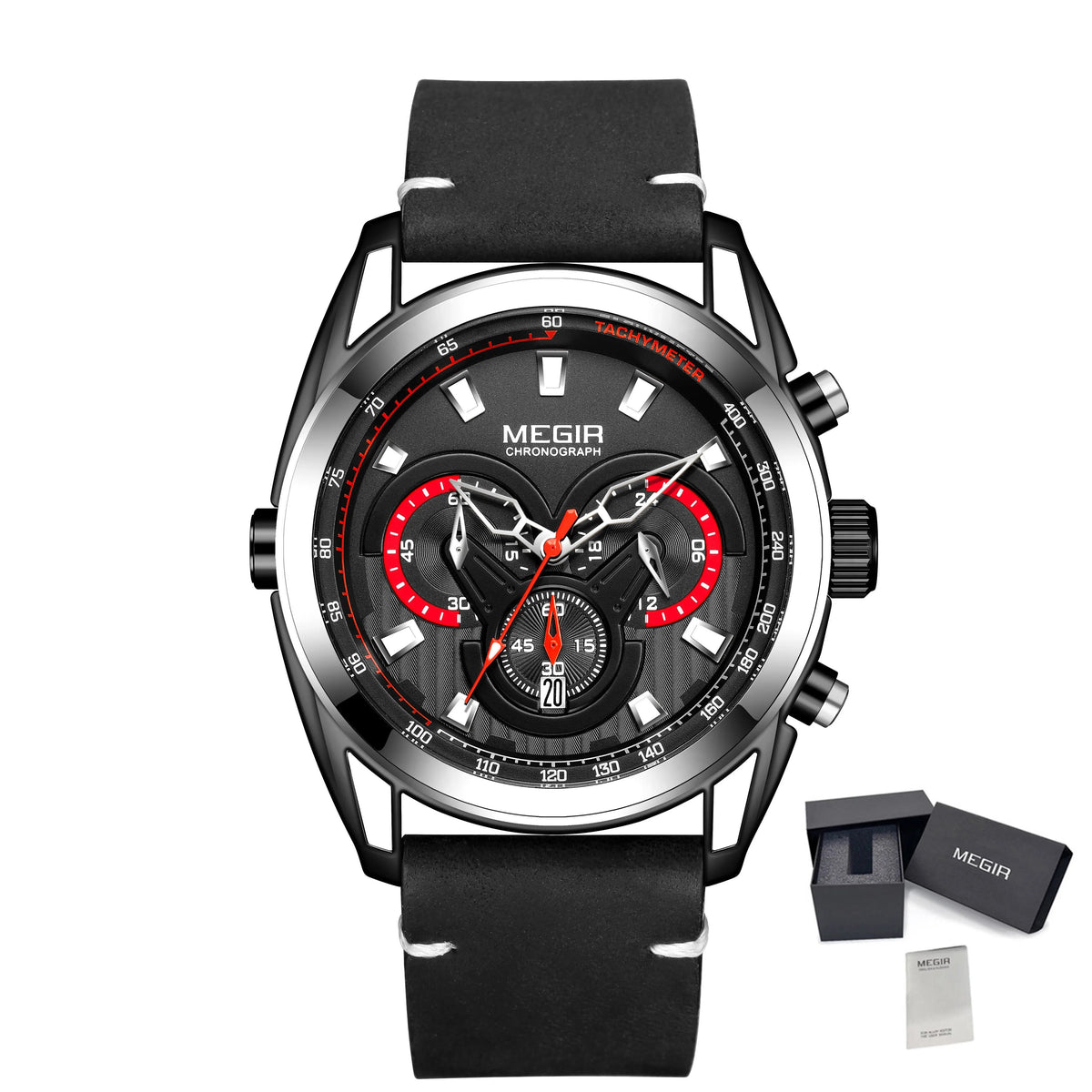 MEGIR Top Brand Luxury Men's Wrist Watch Man Luminous Waterproof Sport Men Quartz Wristwatches Relogio Masculino Dropshipping 2135