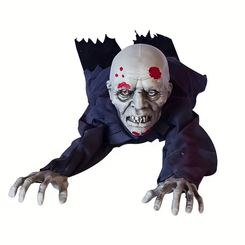 Black Electric Crawling Ghost with Voice Control