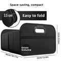 Large Collapsible Trunk Storage Box with Multi Pockets Black