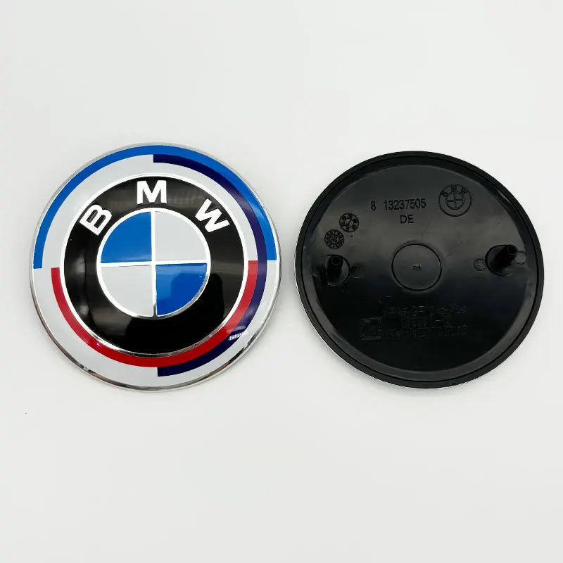 3D ABS 74mm 82mm Car Front Hood Badge Logo Rear Trunk Emblem For BMW M Performance E39 E60 E90 F20 F15 E46 G20 G30 Accessories