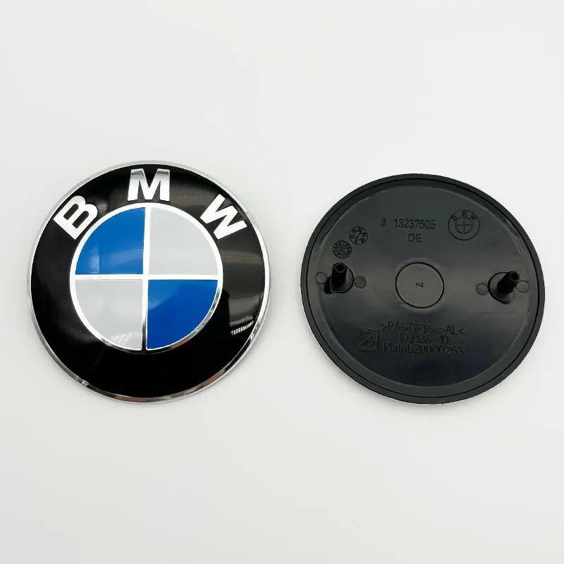 3D ABS 74mm 82mm Car Front Hood Badge Logo Rear Trunk Emblem For BMW M Performance E39 E60 E90 F20 F15 E46 G20 G30 Accessories