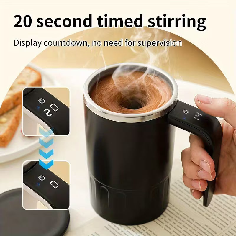 SELF STIRRING LED Electronic Digital Display Temperature Coffee Mug