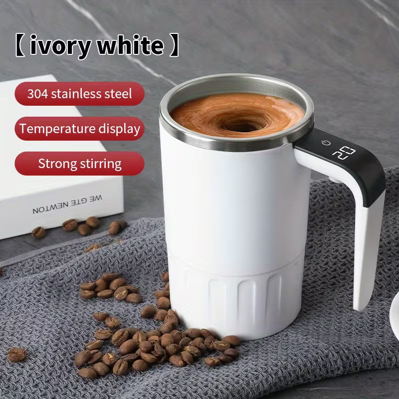 SELF STIRRING LED Electronic Digital Display Temperature Coffee Mug