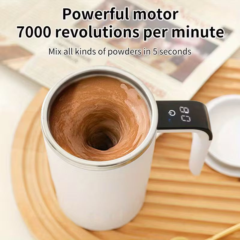 SELF STIRRING LED Electronic Digital Display Temperature Coffee Mug