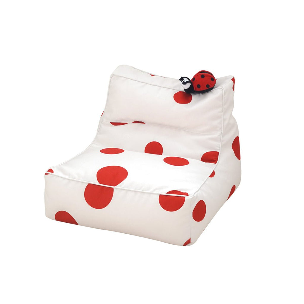 Polka Dot Lady Bug Bean Bag Chair